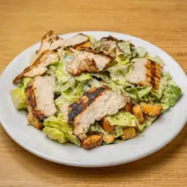 Grilled Chicken Caesar Salad.